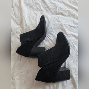 Madden Girl BLACK Ankle Booties